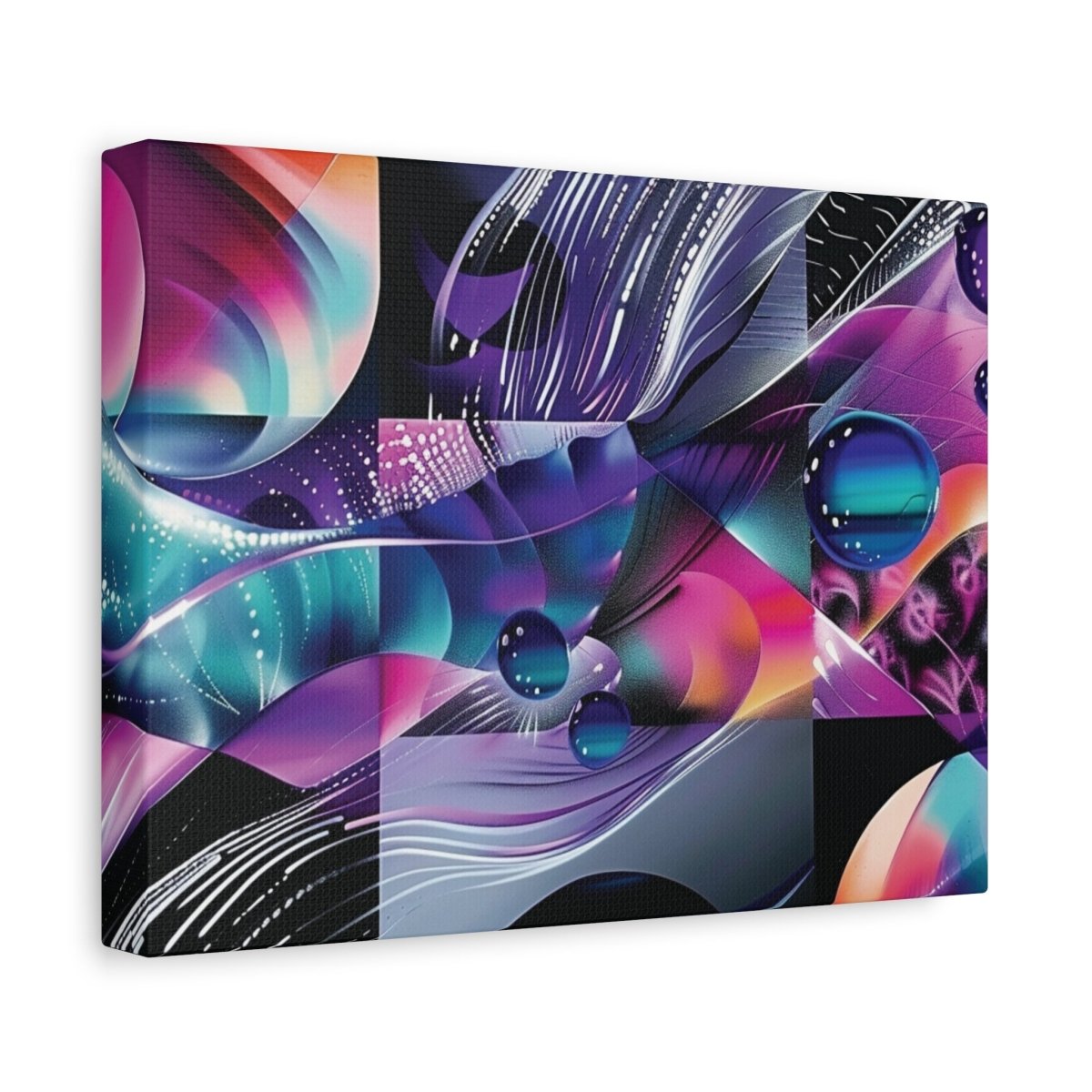 👉Fréquence Pourpre : magnifique cadre 💎effet captivant💎 garanti - Art Cocoon