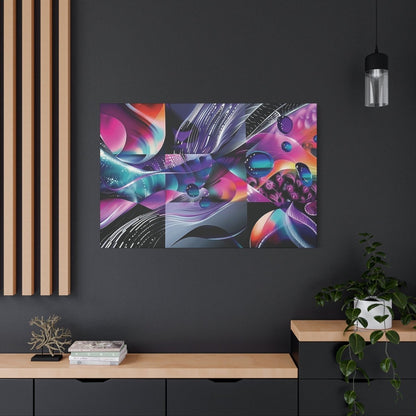 👉Fréquence Pourpre : magnifique cadre 💎effet captivant💎 garanti - Art Cocoon