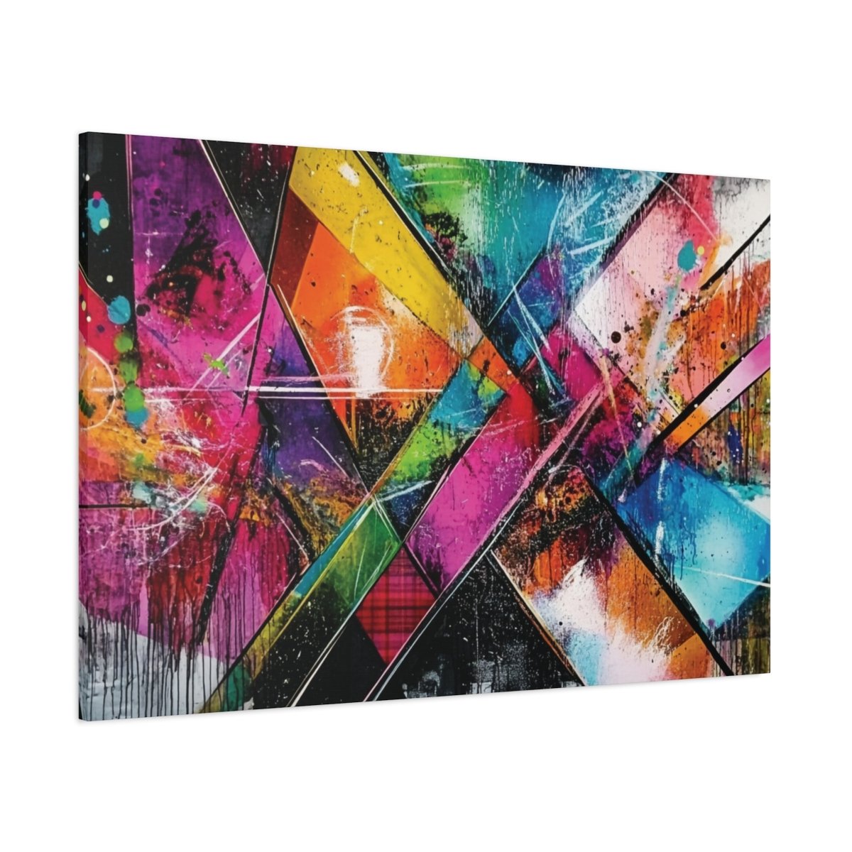 👉Fusion Géométrique : magnifique cadre 💎effet captivant💎 garanti - Art Cocoon