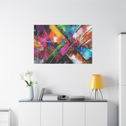 👉Fusion Géométrique : magnifique cadre 💎effet captivant💎 garanti - Art Cocoon