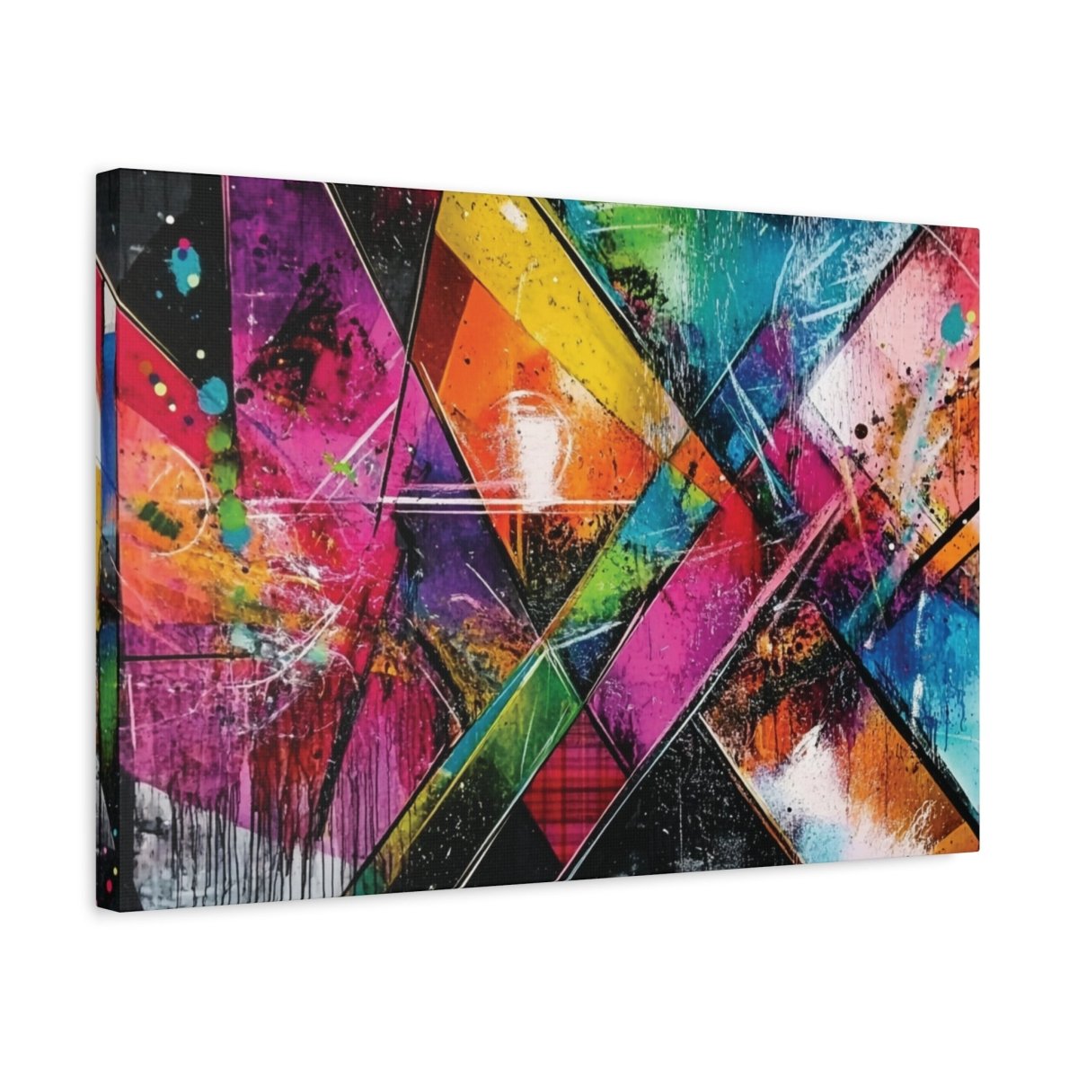 👉Fusion Géométrique : magnifique cadre 💎effet captivant💎 garanti - Art Cocoon