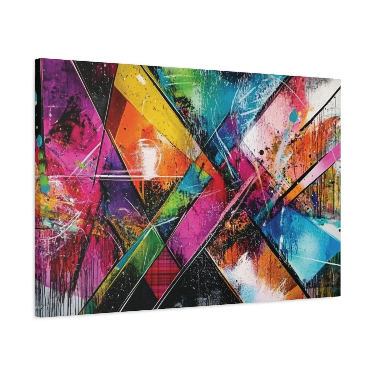 👉Fusion Géométrique : magnifique cadre 💎effet captivant💎 garanti - Art Cocoon