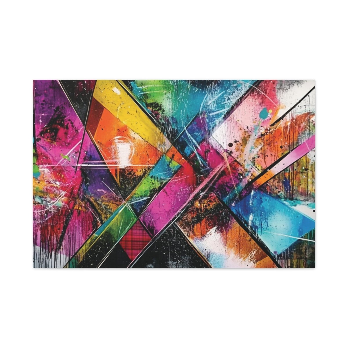 👉Fusion Géométrique : magnifique cadre 💎effet captivant💎 garanti - Art Cocoon