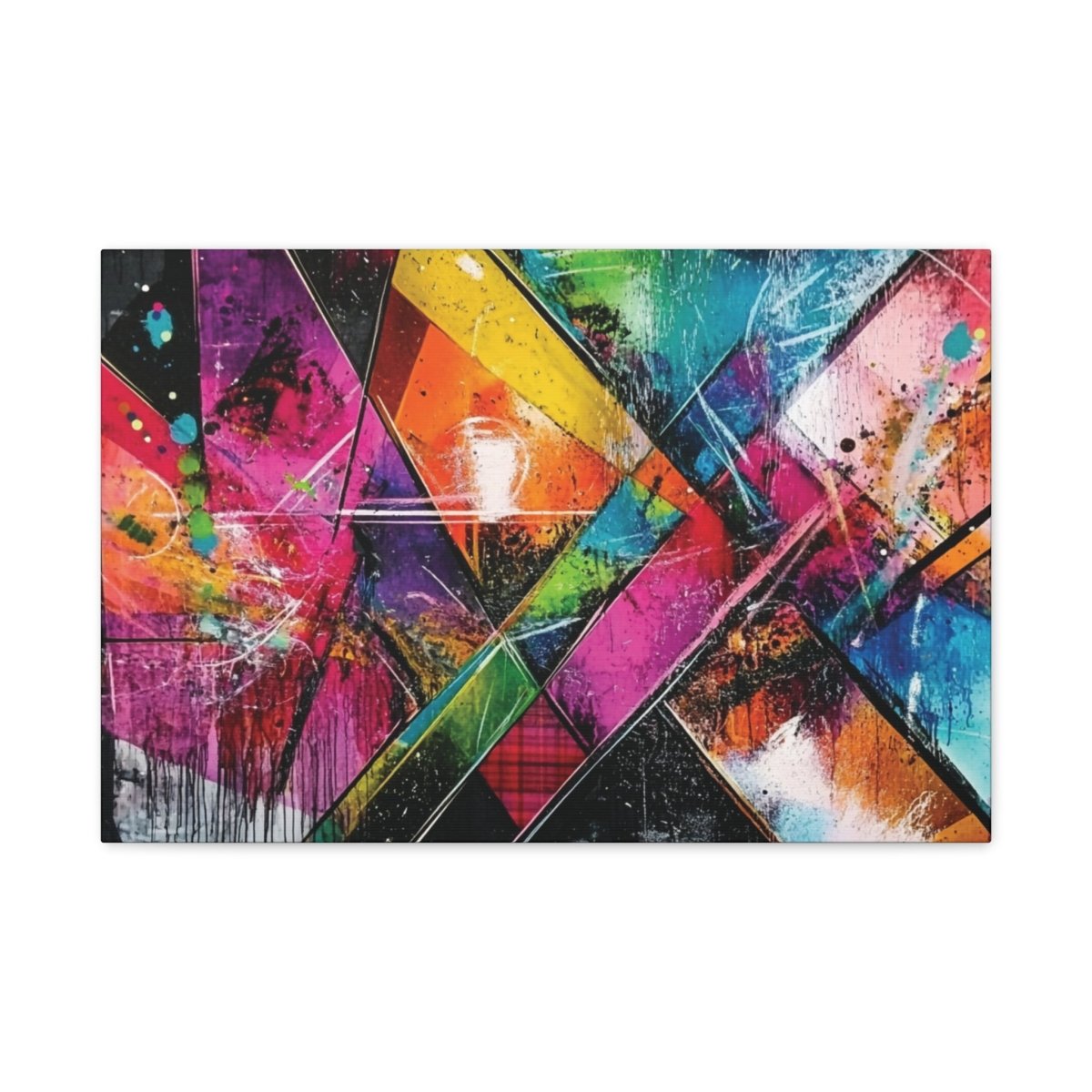 👉Fusion Géométrique : magnifique cadre 💎effet captivant💎 garanti - Art Cocoon