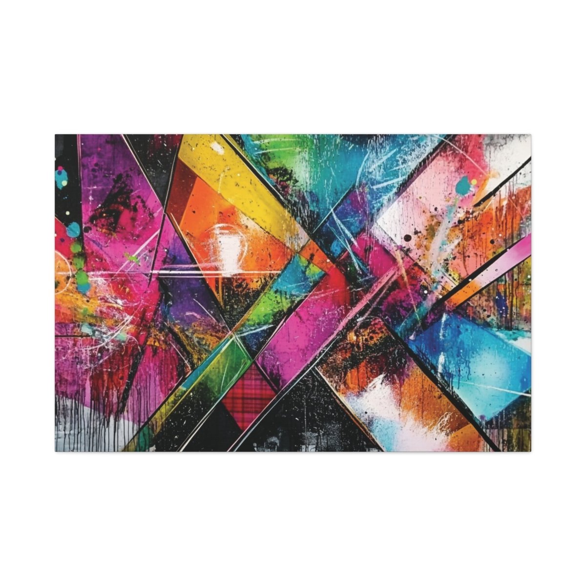 👉Fusion Géométrique : magnifique cadre 💎effet captivant💎 garanti - Art Cocoon