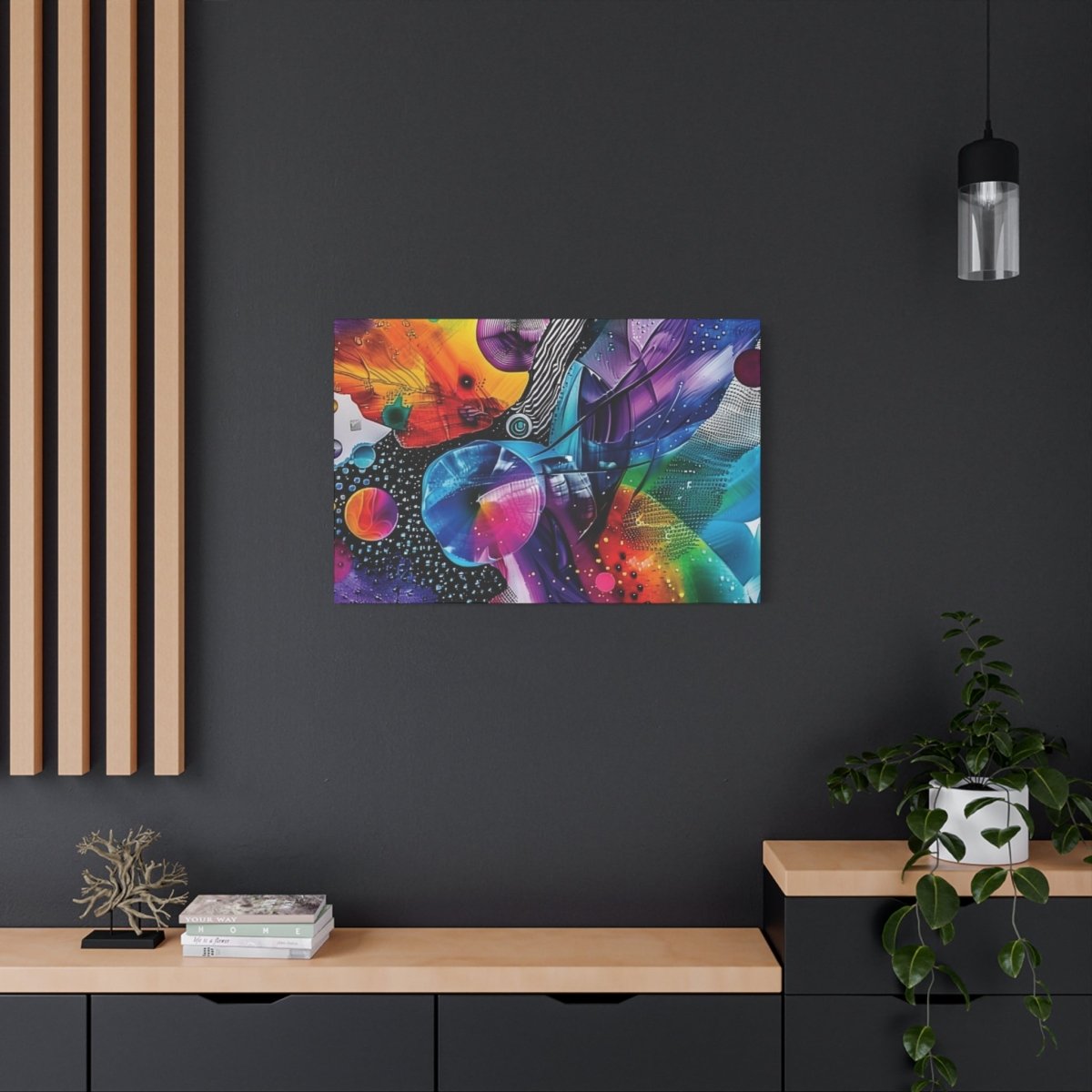 👉Happy Galaxy : magnifique cadre 💎effet captivant💎 garanti - Art Cocoon