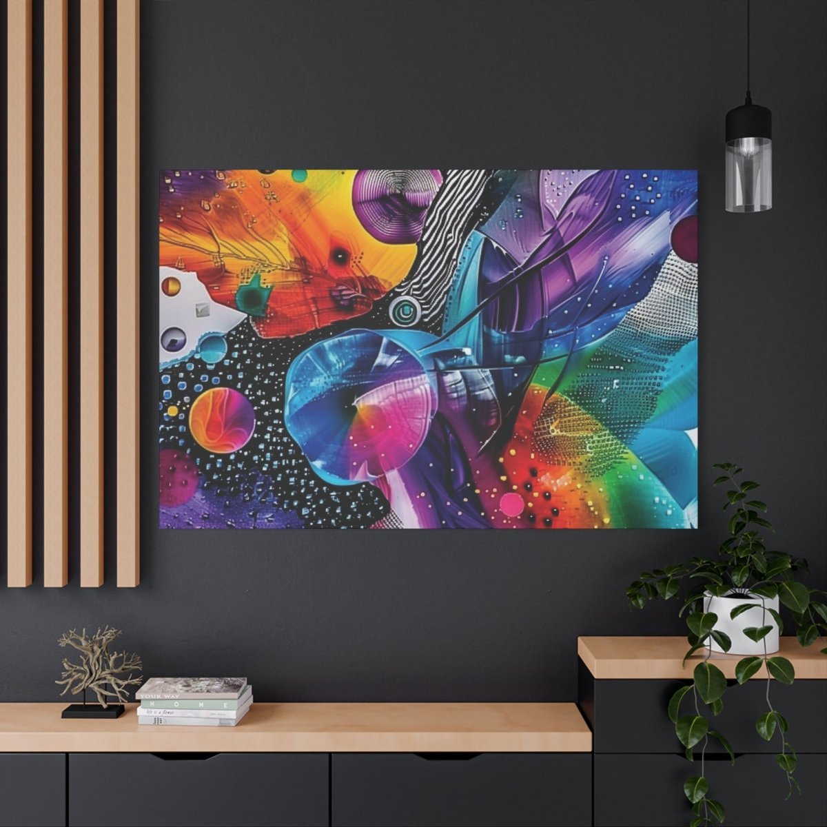 👉Happy Galaxy : magnifique cadre 💎effet captivant💎 garanti - Art Cocoon