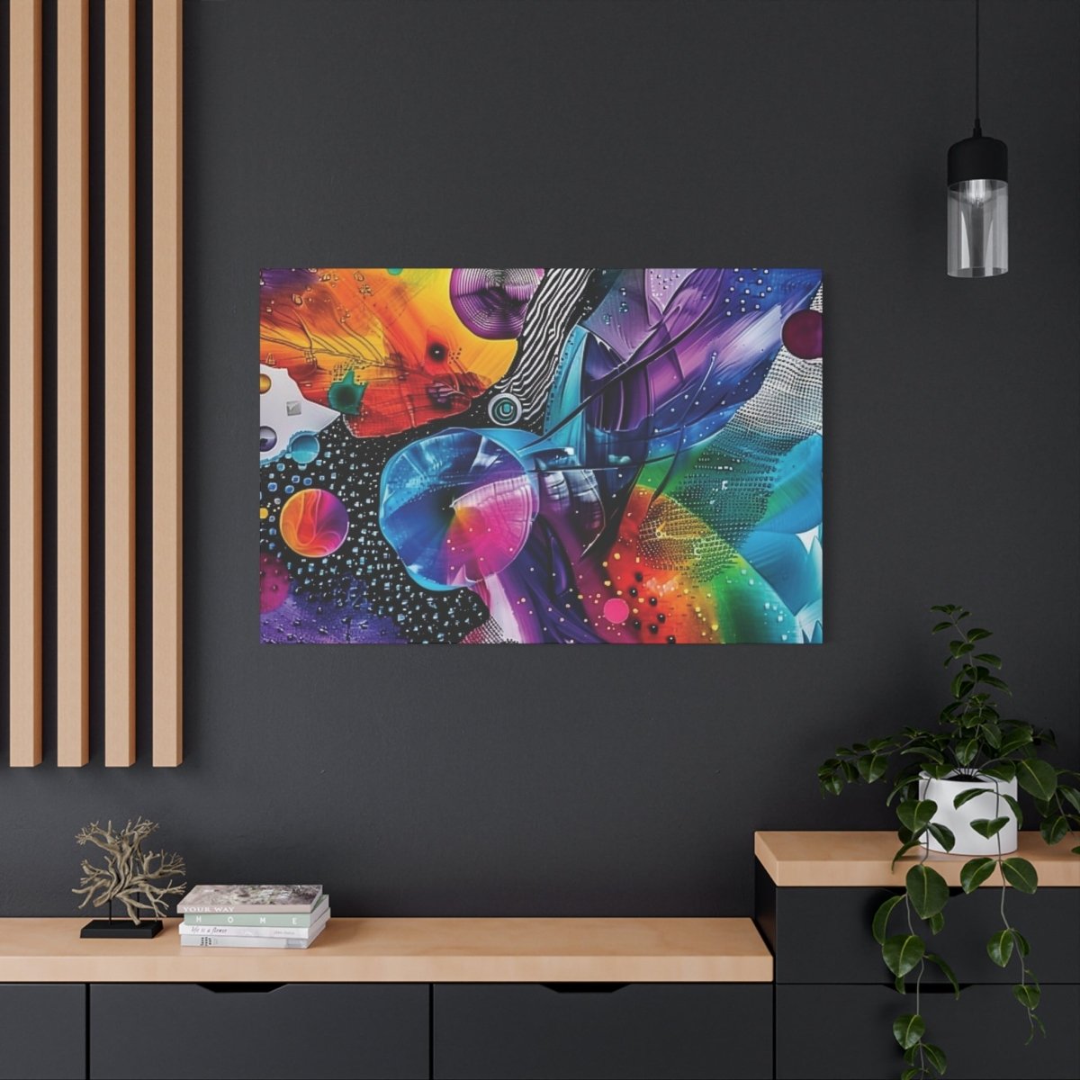 👉Happy Galaxy : magnifique cadre 💎effet captivant💎 garanti - Art Cocoon