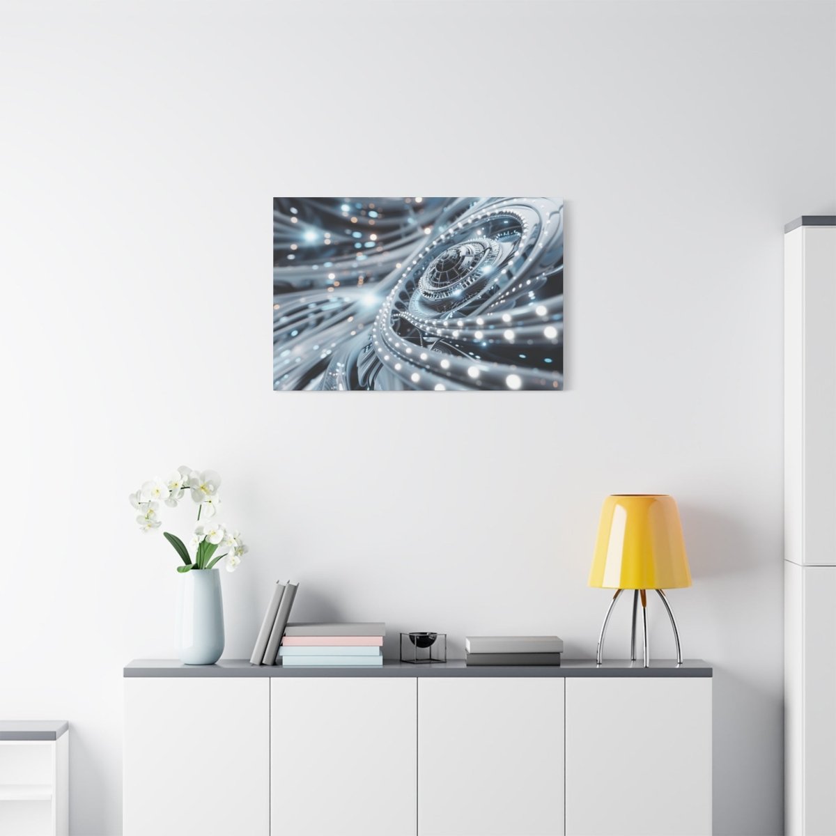 👉Horizon Cybernétique : magnifique cadre 💎effet futuriste💎garanti - Art Cocoon