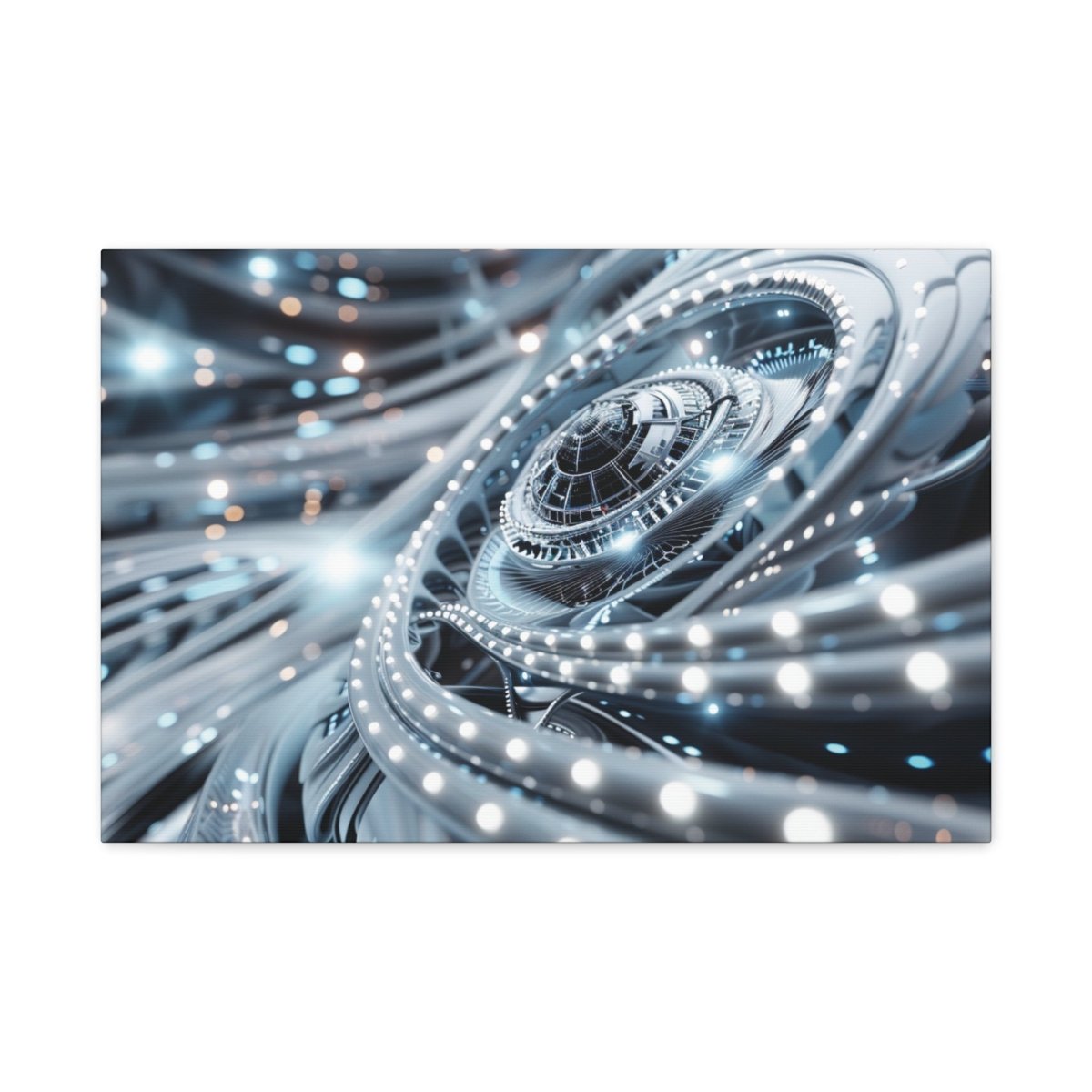 👉Horizon Cybernétique : magnifique cadre 💎effet futuriste💎garanti - Art Cocoon