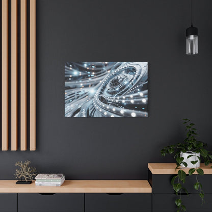 👉Horizon Cybernétique : magnifique cadre 💎effet futuriste💎garanti - Art Cocoon