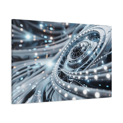 👉Horizon Cybernétique : magnifique cadre 💎effet futuriste💎garanti - Art Cocoon