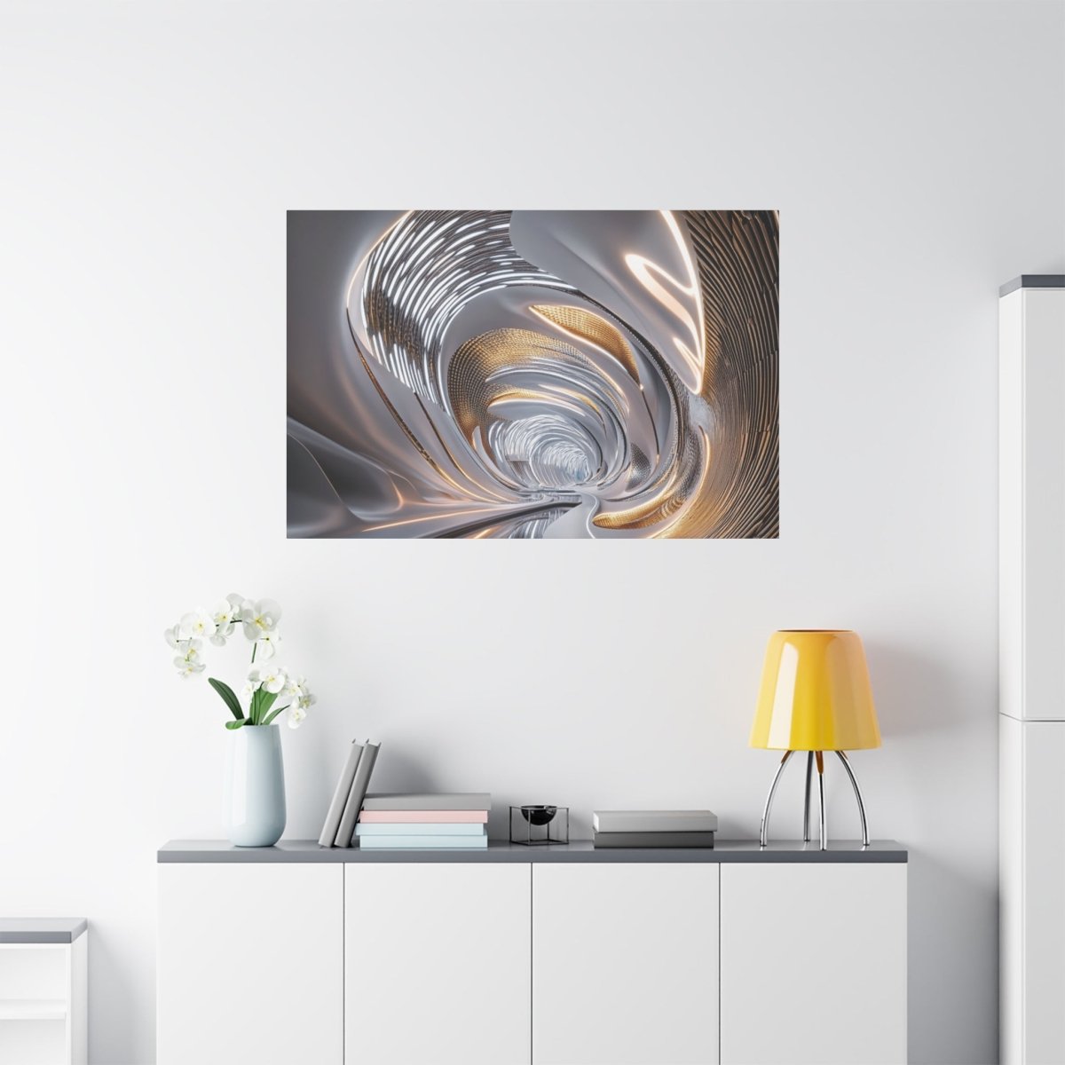 👉Horizon Infini : magnifique cadre 💎effet futuriste💎garanti - Art Cocoon