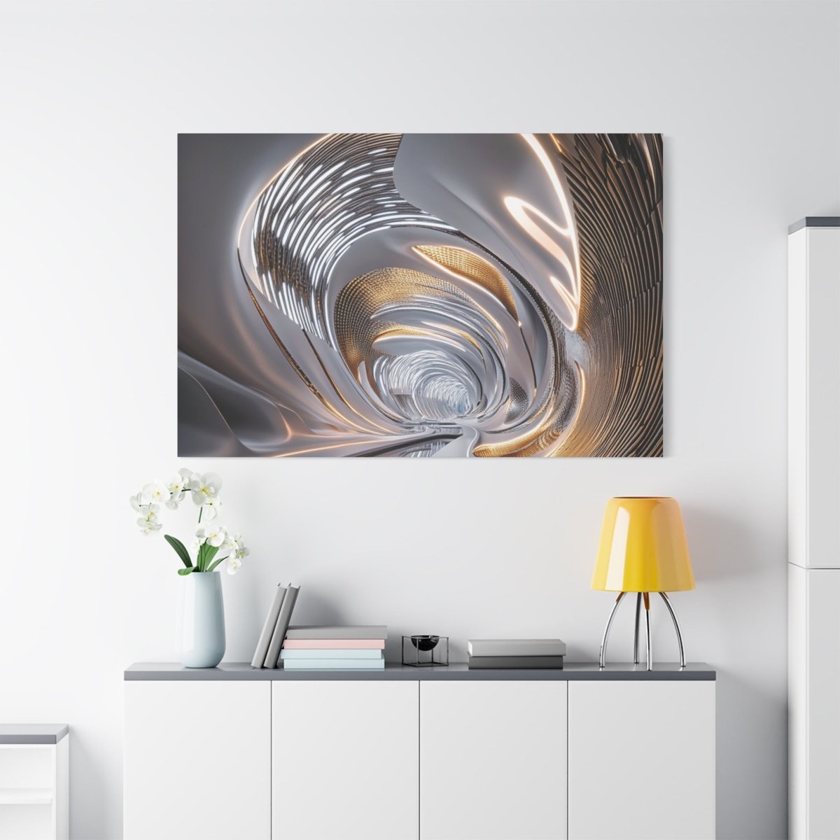 👉Horizon Infini : magnifique cadre 💎effet futuriste💎garanti - Art Cocoon