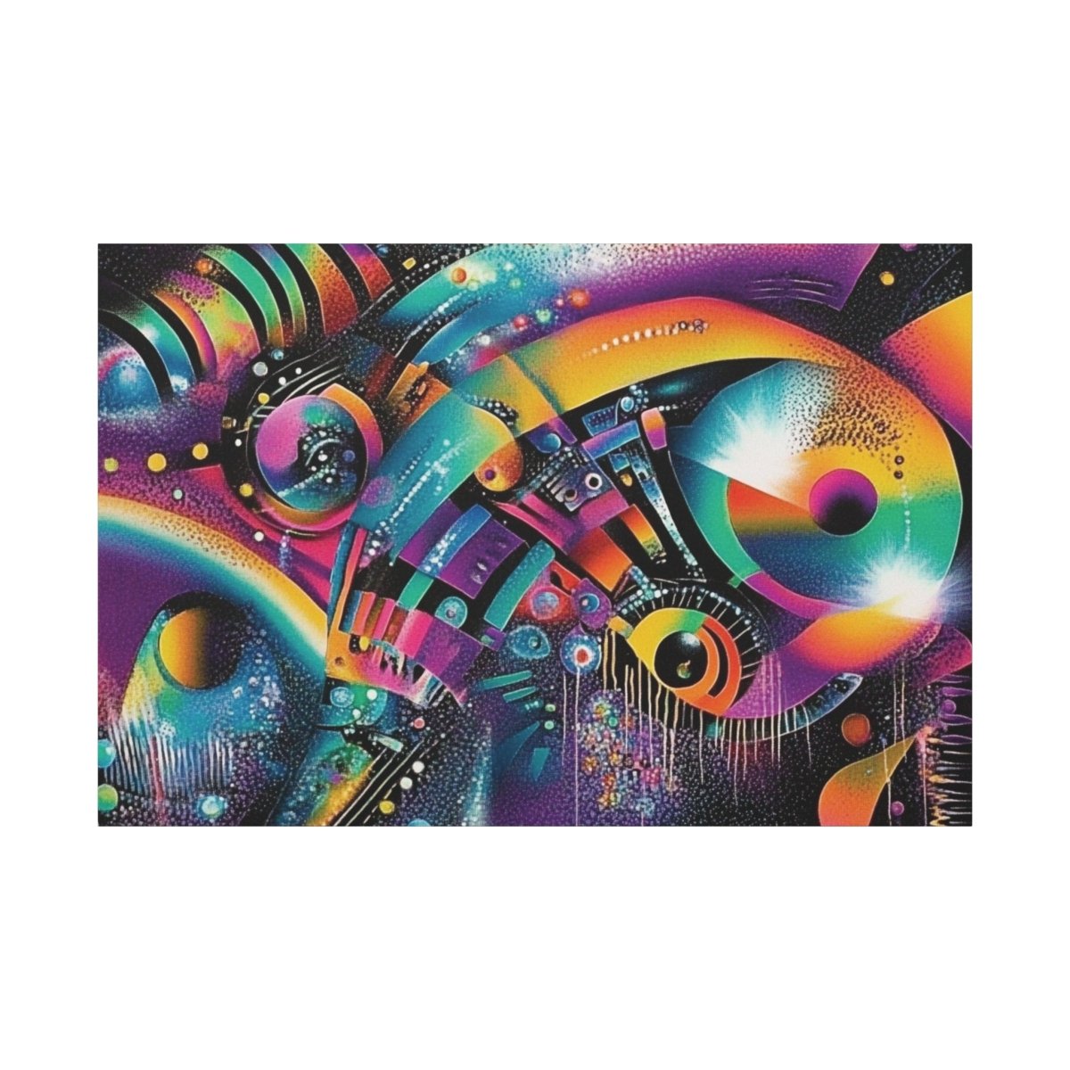 👉Indigo Storm : magnifique cadre 💎effet captivant💎 garanti - Art Cocoon