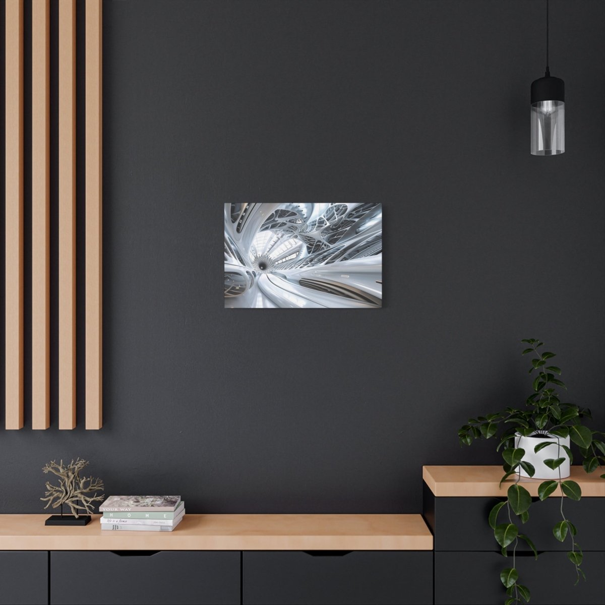 👉Interface Blossom : magnifique cadre 💎effet futuriste💎garanti - Art Cocoon