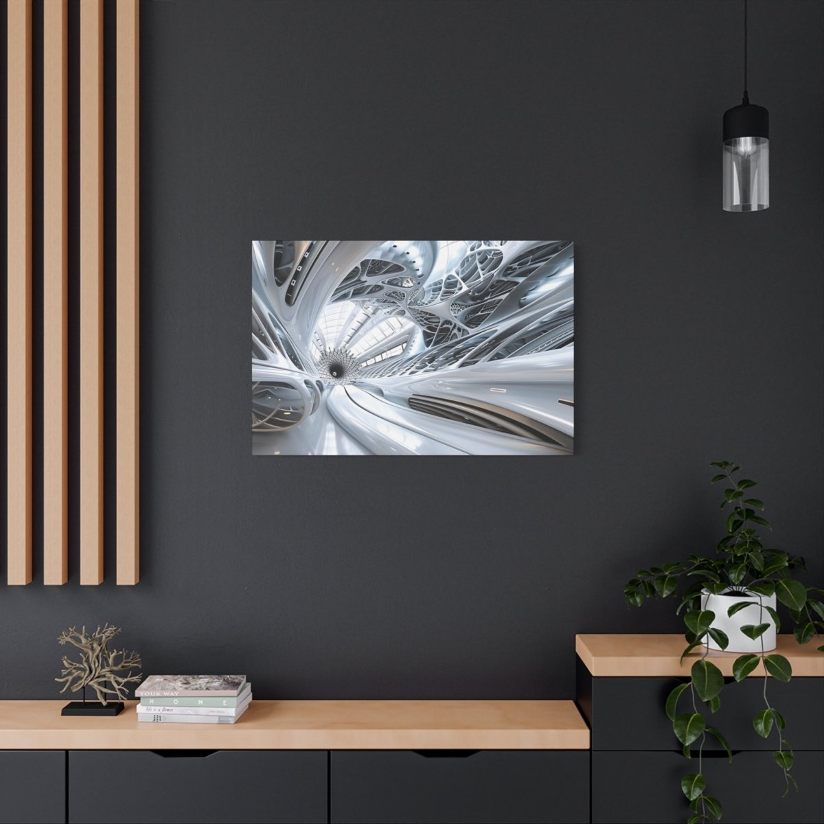 👉Interface Blossom : magnifique cadre 💎effet futuriste💎garanti - Art Cocoon