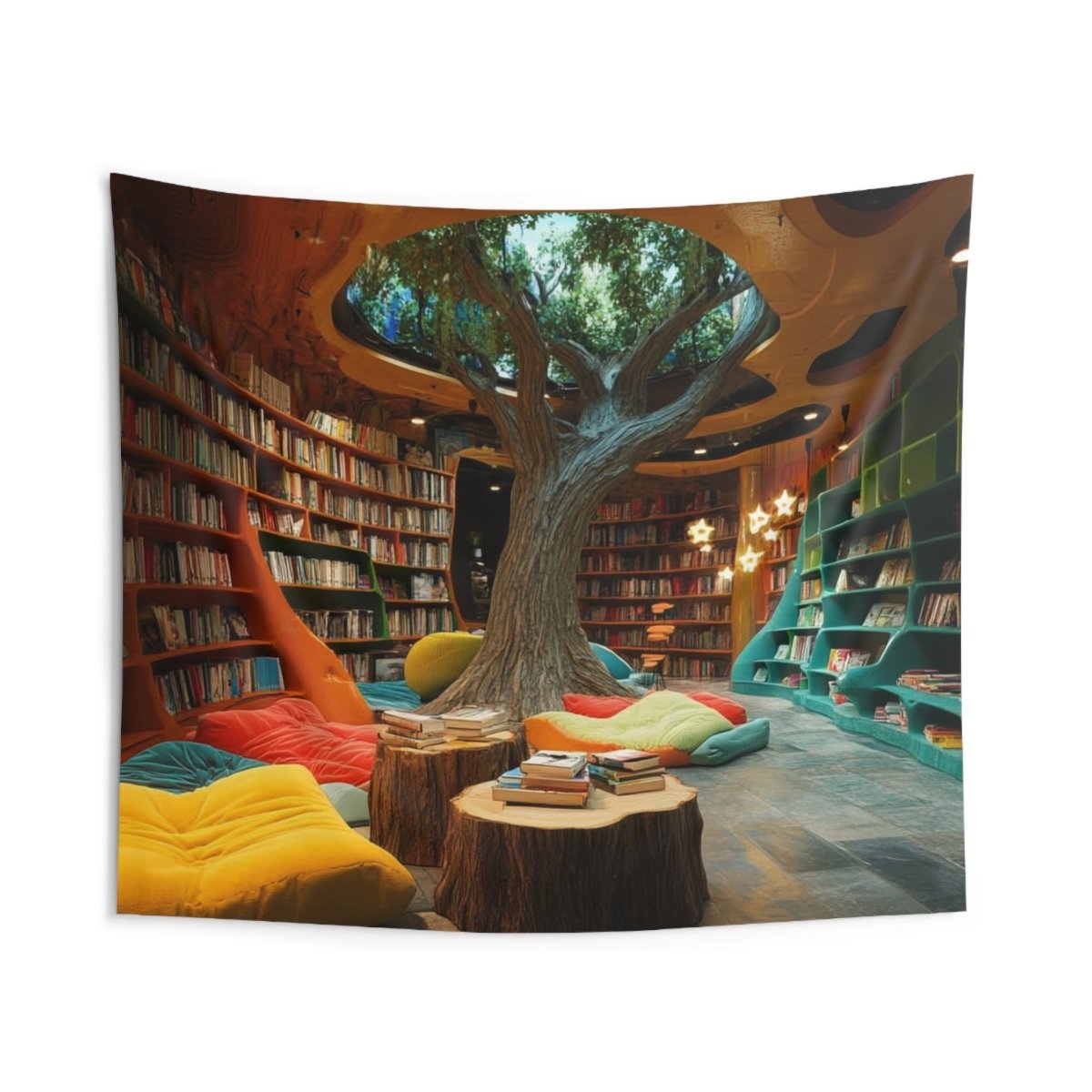 La Bibliothèque Enchantée - Art Cocoon