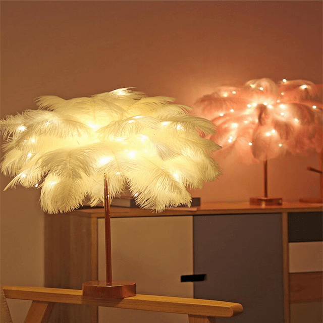 Lampe Plume Créative - Art Cocoon
