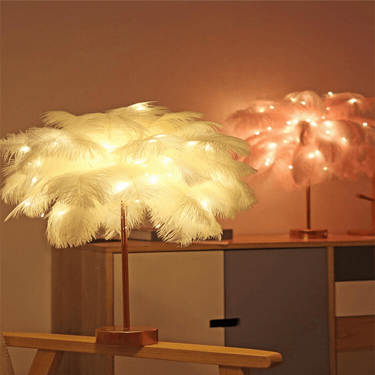 Lampe Plume Créative - Art Cocoon