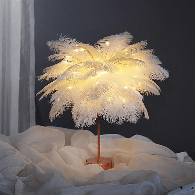 Lampe Plume Créative - Art Cocoon