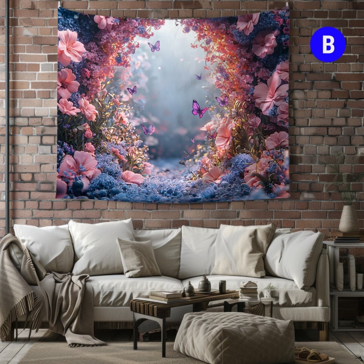 Le Jardin aux Papillons Magiques - Art Cocoon