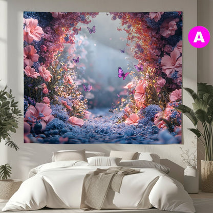 Le Jardin aux Papillons Magiques - Art Cocoon