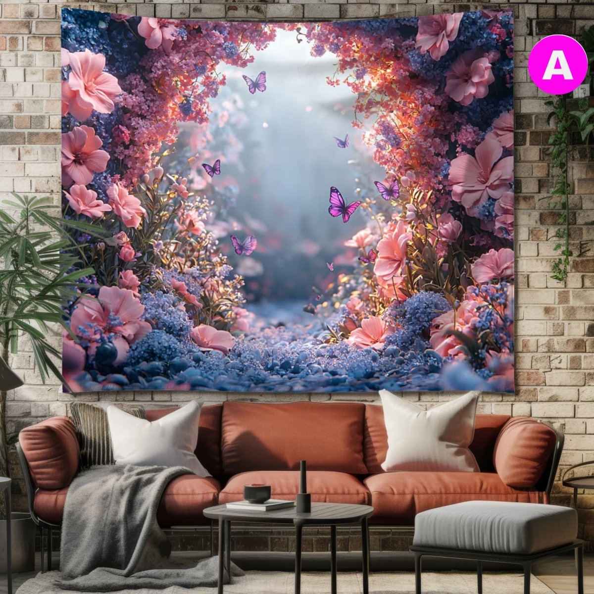 Le Jardin aux Papillons Magiques - Art Cocoon