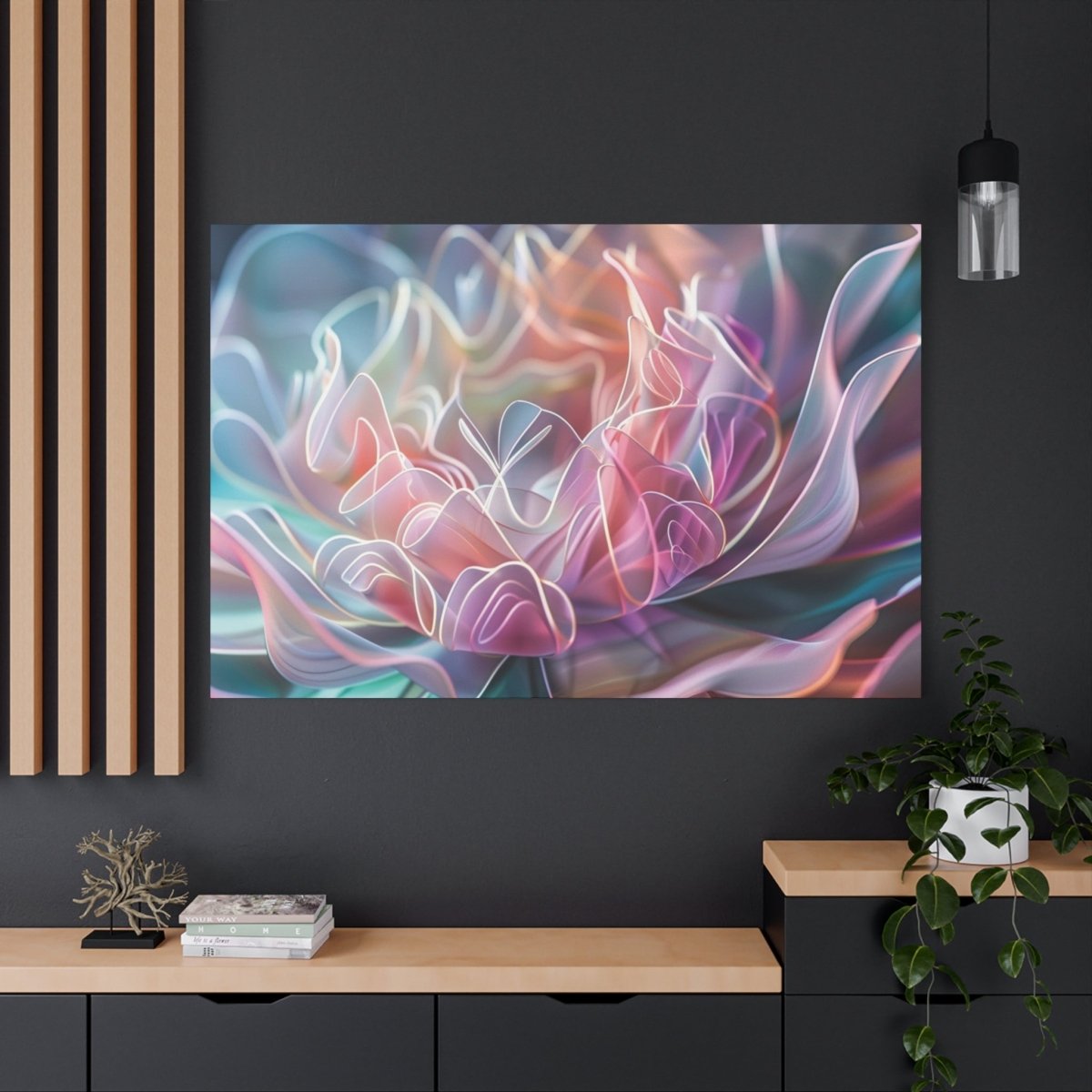 👉Lotus Délicat : magnifique cadre 💎effet apaisant💎 garanti - Art Cocoon