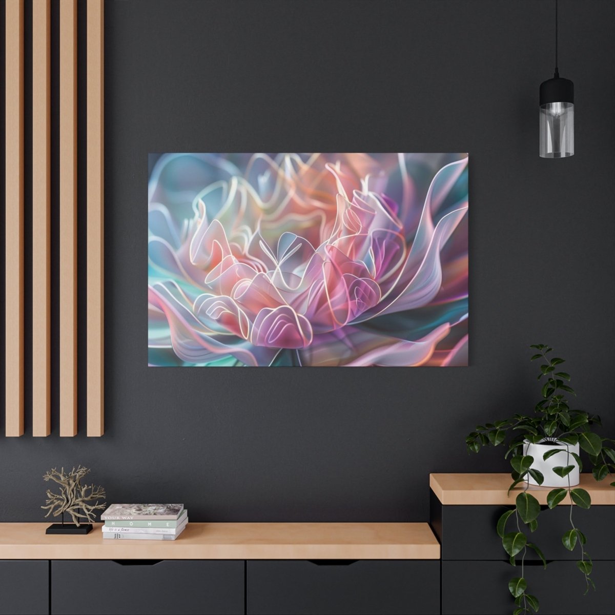 👉Lotus Délicat : magnifique cadre 💎effet apaisant💎 garanti - Art Cocoon