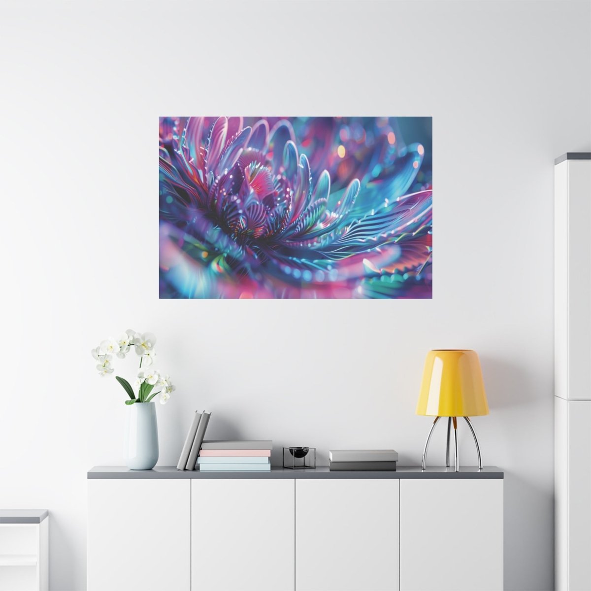 👉Lotus Etincelant : magnifique cadre 💎effet apaisant💎 garanti - Art Cocoon