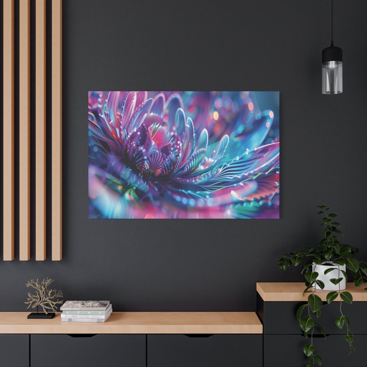 👉Lotus Etincelant : magnifique cadre 💎effet apaisant💎 garanti - Art Cocoon