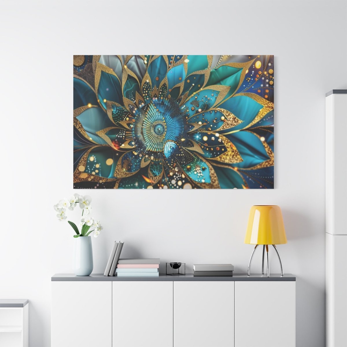 👉Lotus Fresco : magnifique cadre💎effet apaisant💎 garanti - Art Cocoon