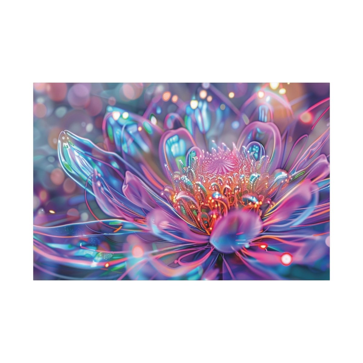 👉Lotus Miroir : magnifique cadre 💎effet apaisant💎garanti - Art Cocoon