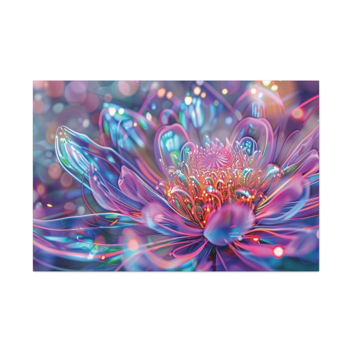 👉Lotus Miroir : magnifique cadre 💎effet apaisant💎garanti - Art Cocoon
