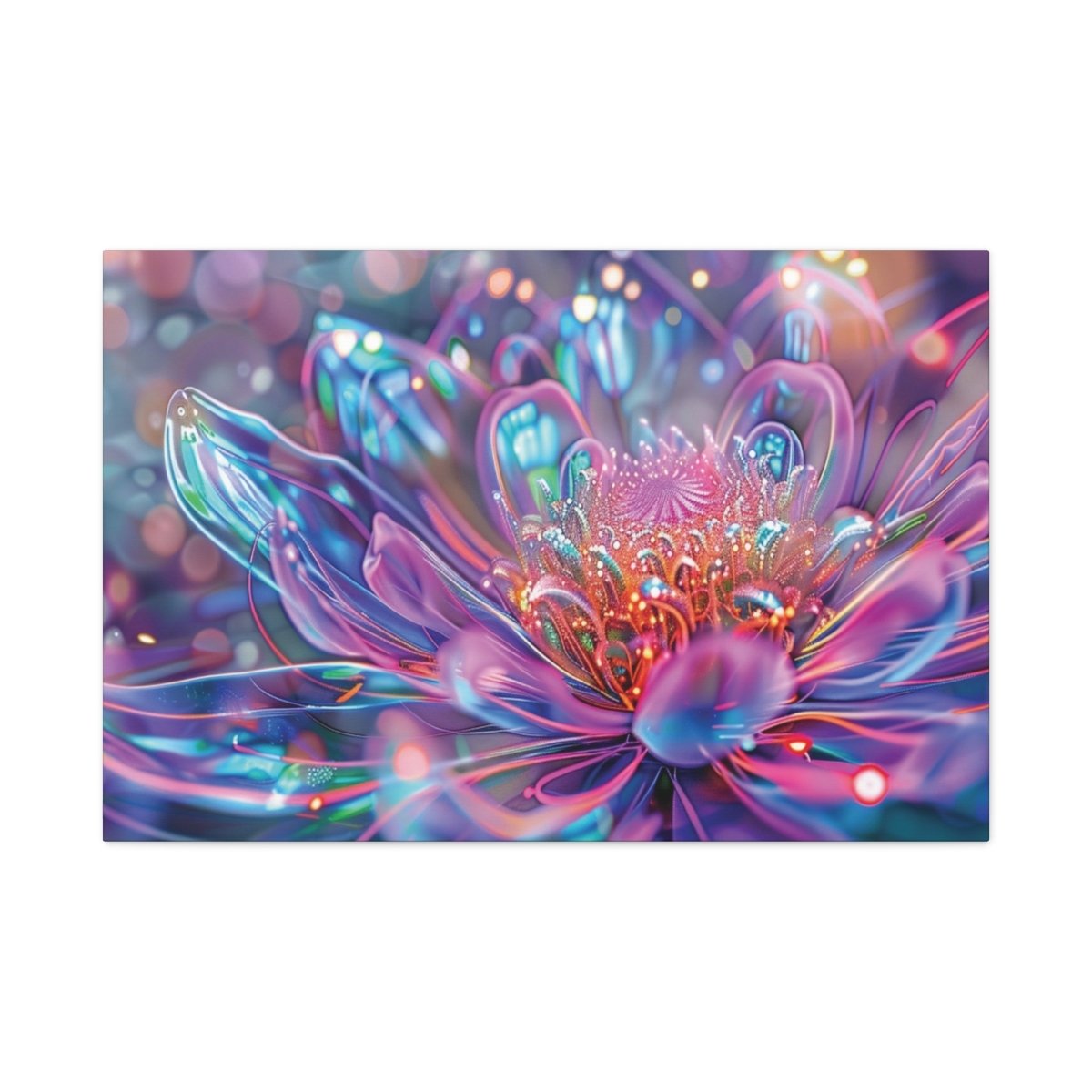 👉Lotus Miroir : magnifique cadre 💎effet apaisant💎garanti - Art Cocoon