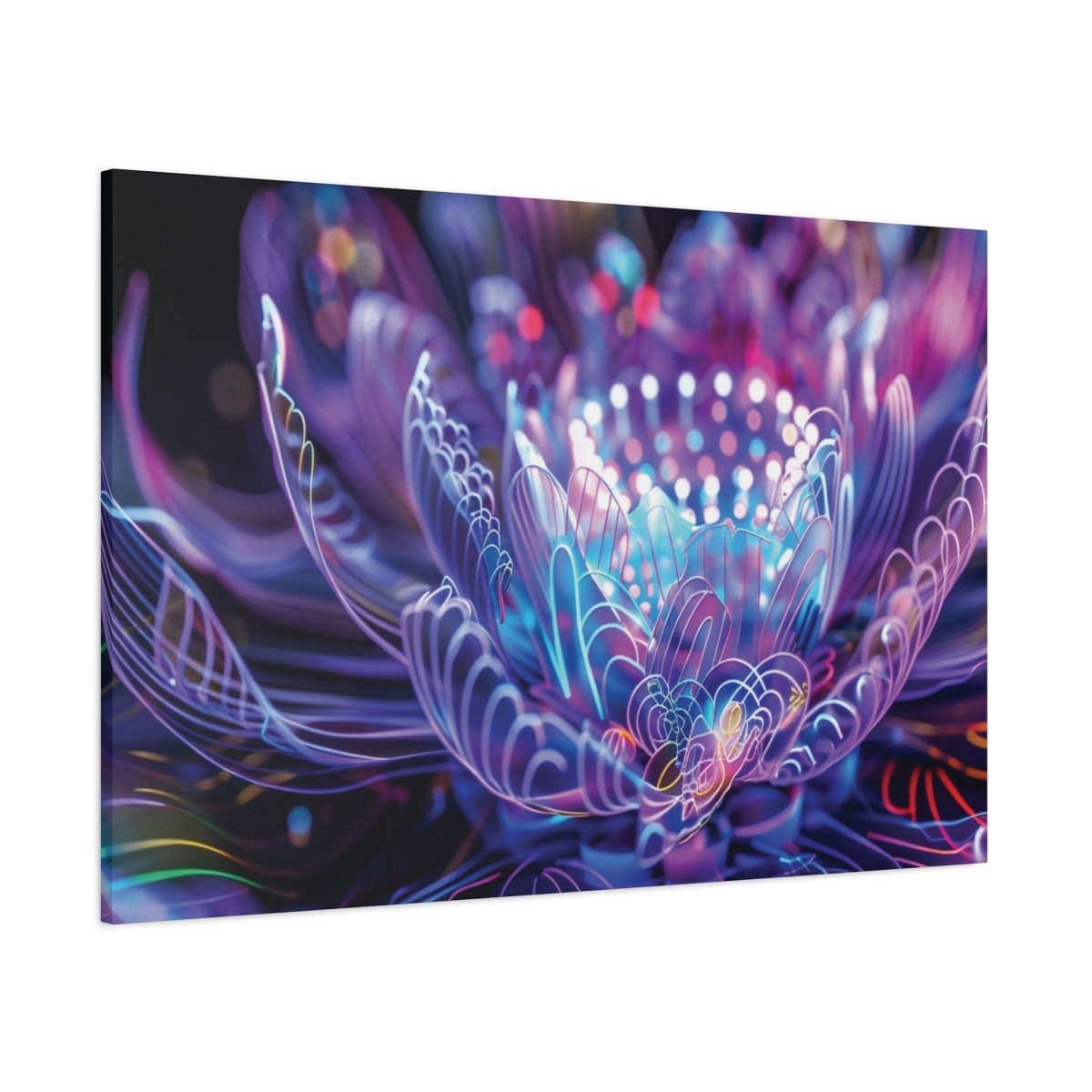 👉Lotus Scintillant : magnifique cadre 💎effet apaisant💎garanti - Art Cocoon