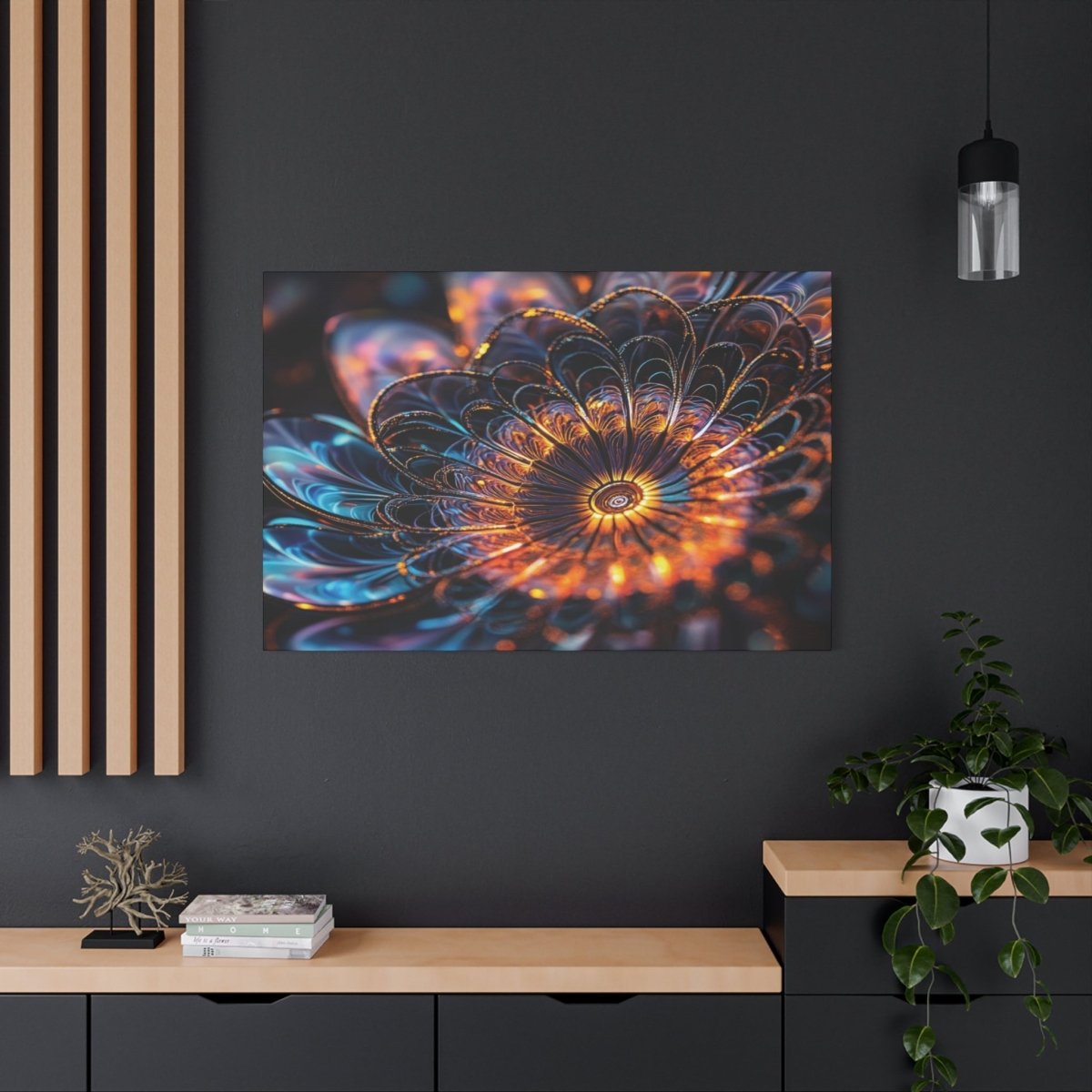 👉Lotus Soleil : magnifique cadre💎effet apaisant💎garanti - Art Cocoon