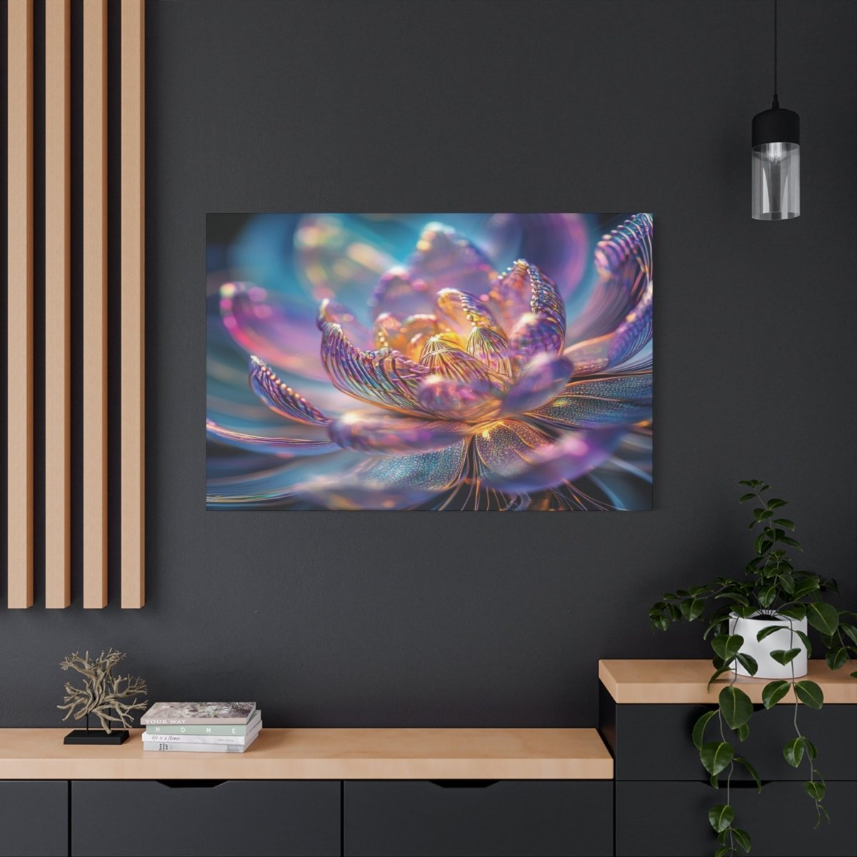 👉Lotus Spirituel : magnifique cadre💎effet apaisant💎 garanti - Art Cocoon