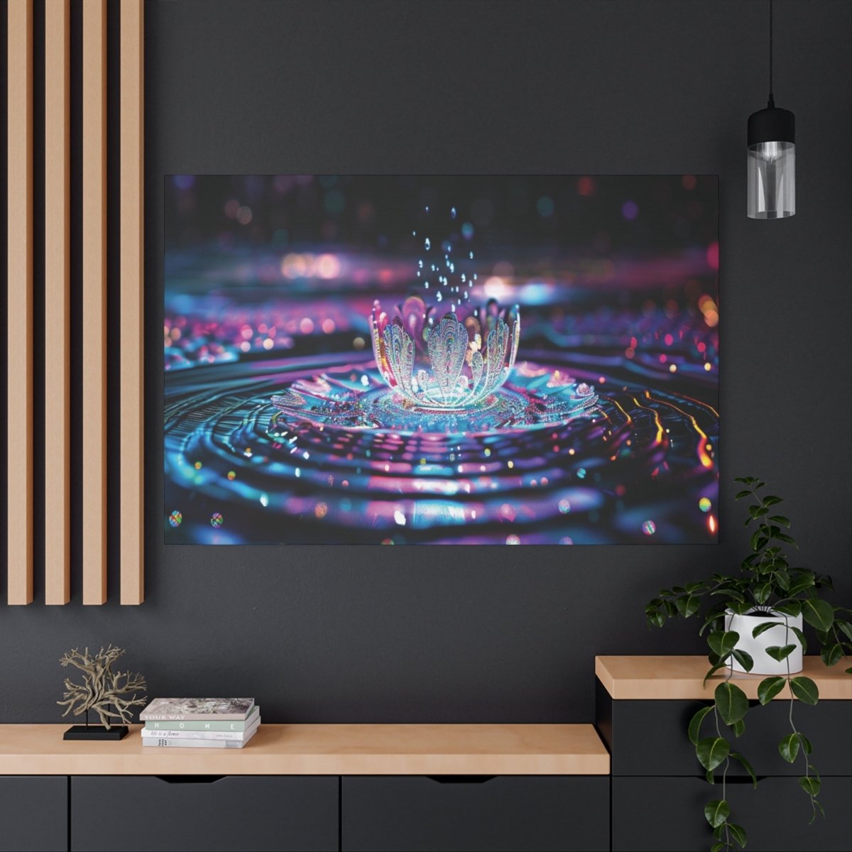 👉Lotus'O : magnifique cadre 💎effet apaisant💎 garanti - Art Cocoon