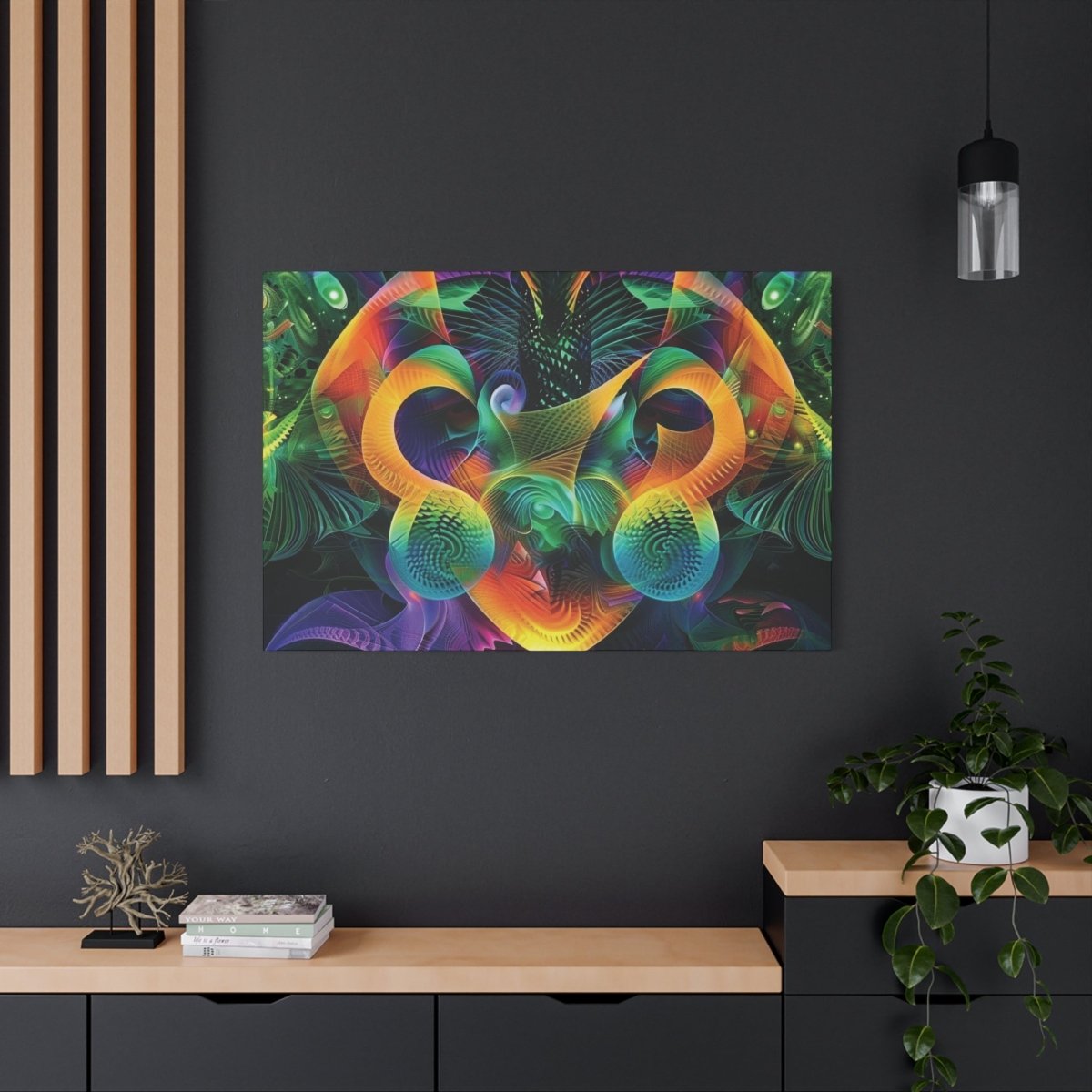 👉Lyon Céleste : magnifique cadre💎effet captivant💎 garanti - Art Cocoon