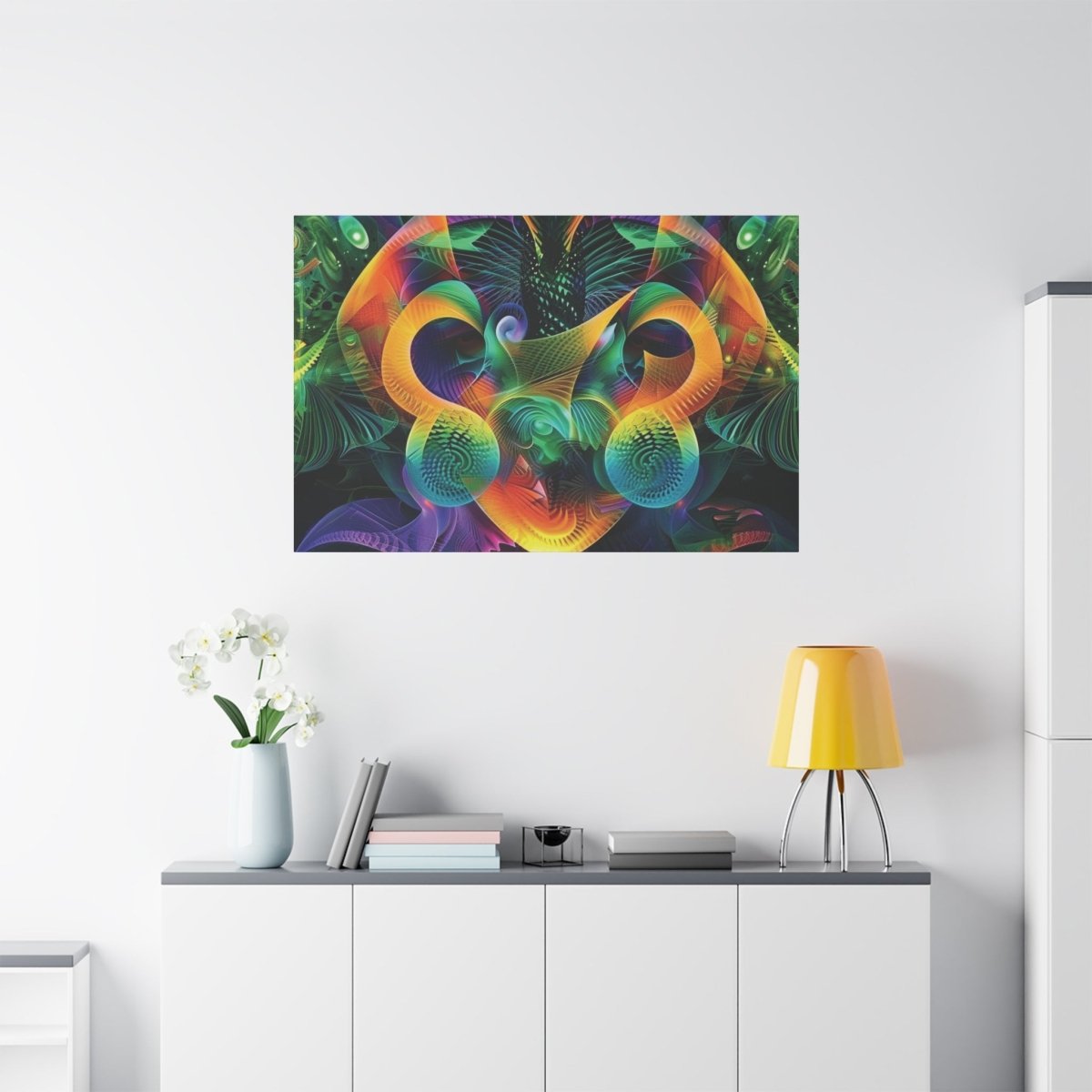 👉Lyon Céleste : magnifique cadre💎effet captivant💎 garanti - Art Cocoon