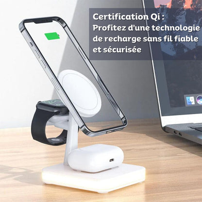 MagDock - Chargeur Sans Fil 3 - en - 1 - Art Cocoon