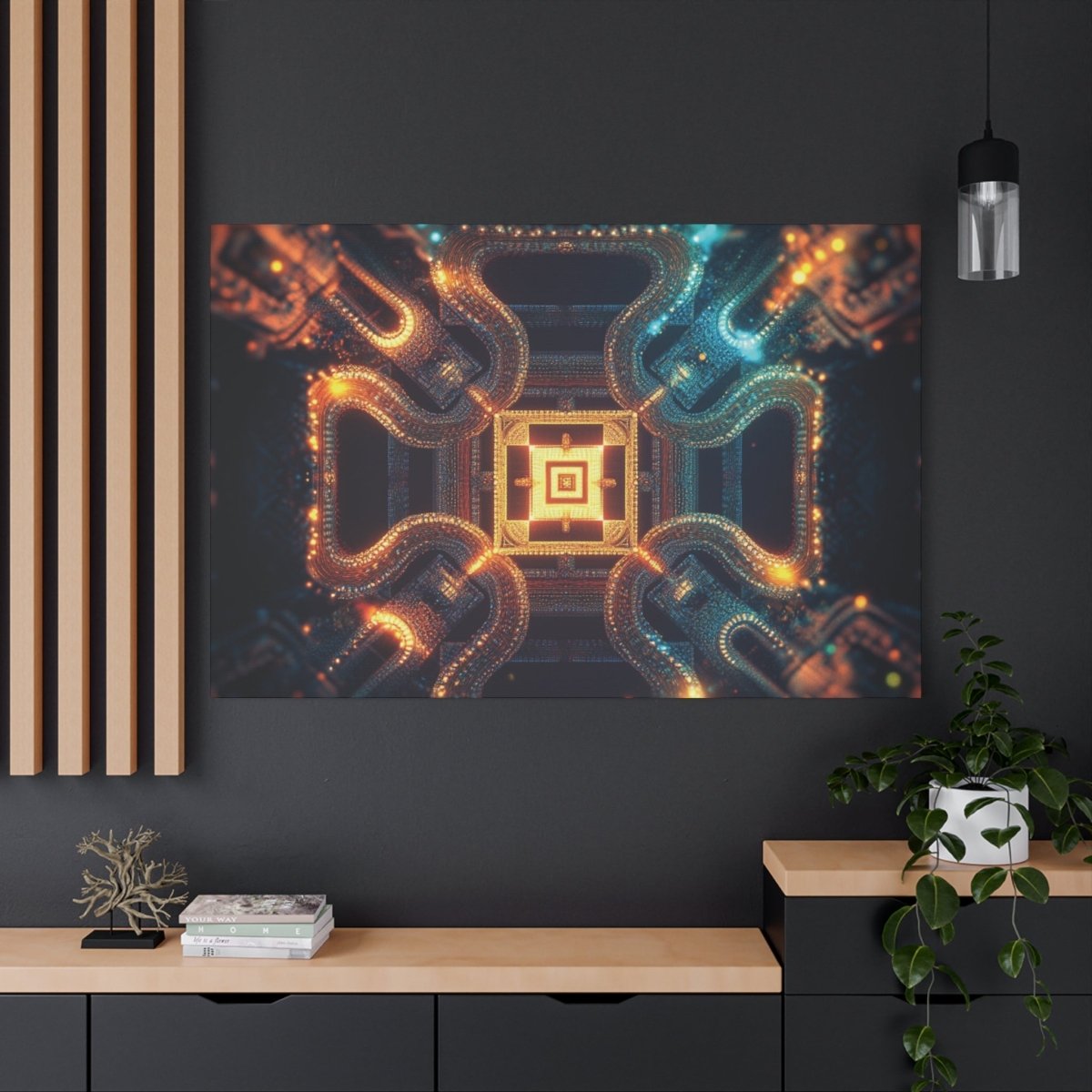 👉Matrice Enigmatique : magnifique cadre💎effet fascinant💎 garanti - Art Cocoon