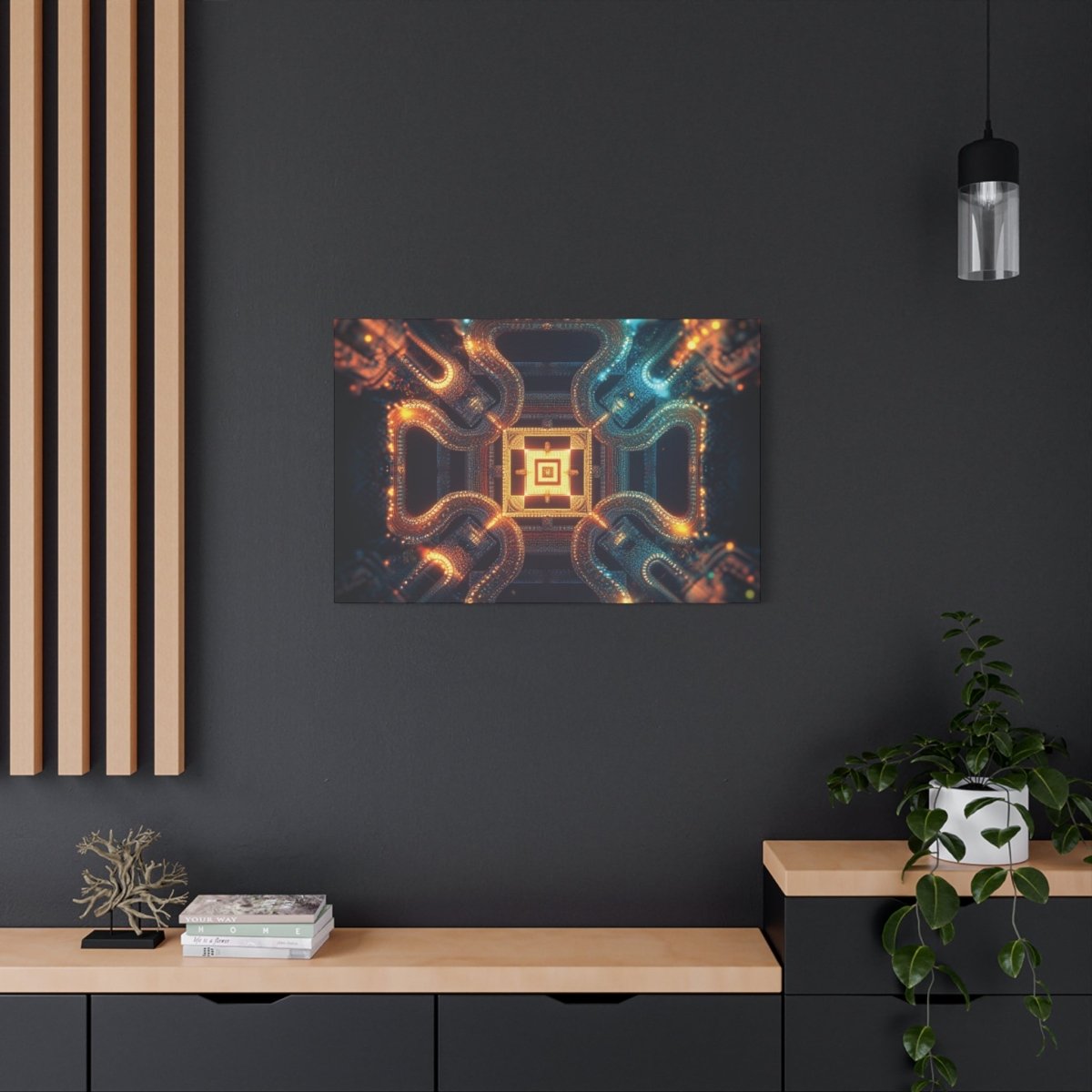 👉Matrice Enigmatique : magnifique cadre💎effet fascinant💎 garanti - Art Cocoon