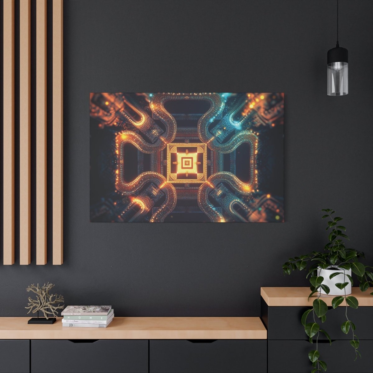 👉Matrice Enigmatique : magnifique cadre💎effet fascinant💎 garanti - Art Cocoon