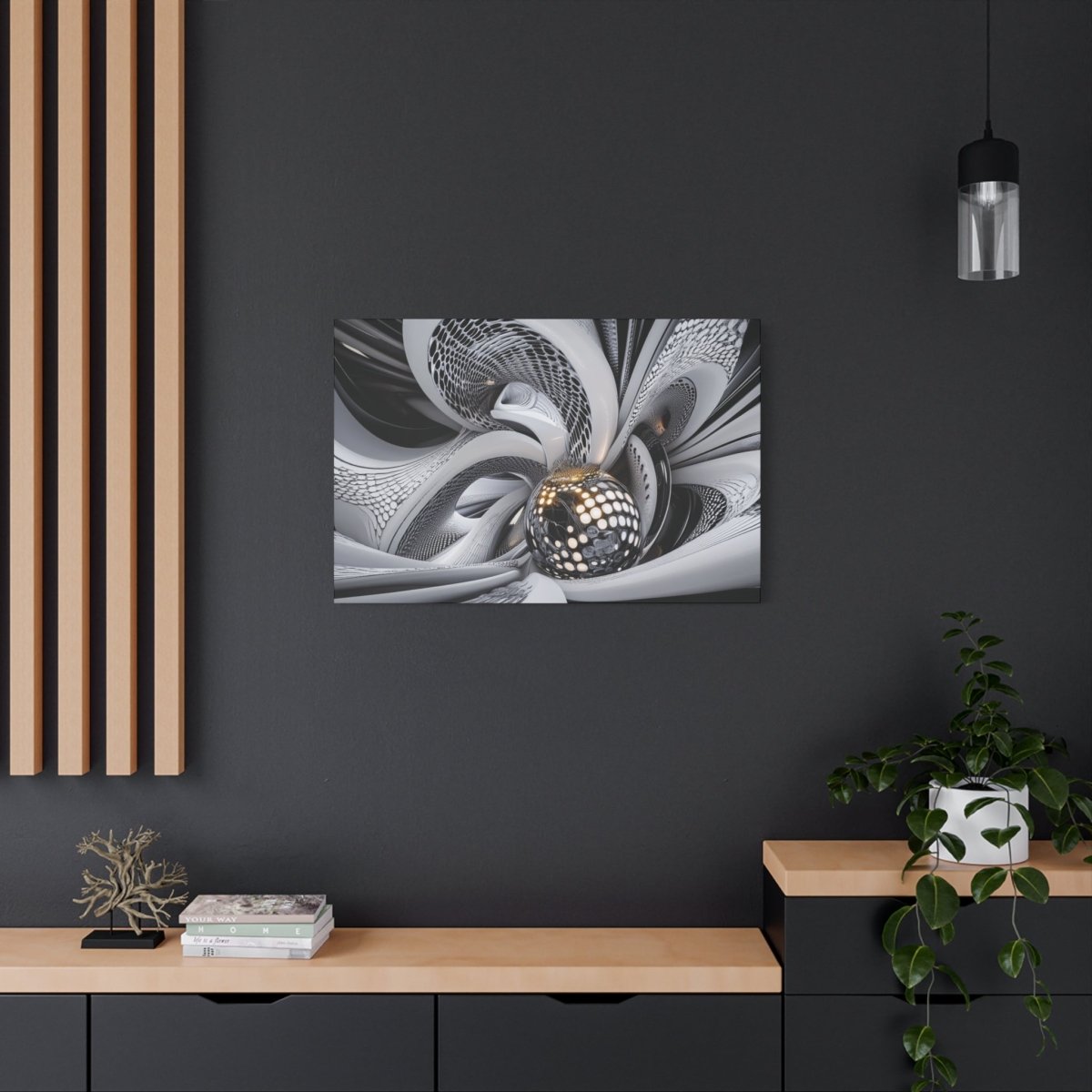 👉Matrix Vision : magnifique cadre 💎effet futuriste💎garanti - Art Cocoon