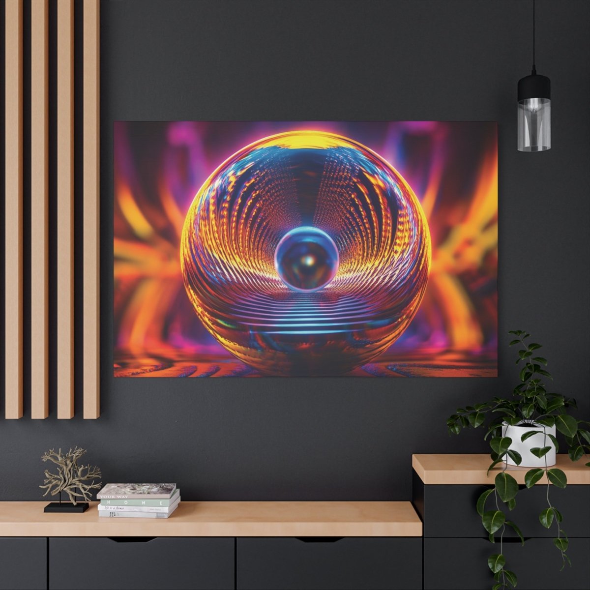 👉Monde Parallèle : magnifique cadre💎effet fascinant💎 garanti - Art Cocoon