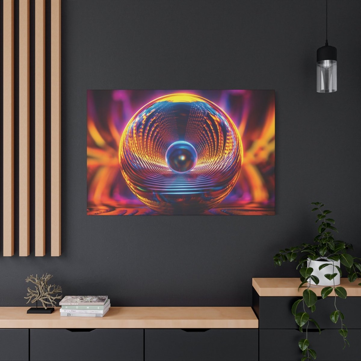 👉Monde Parallèle : magnifique cadre💎effet fascinant💎 garanti - Art Cocoon