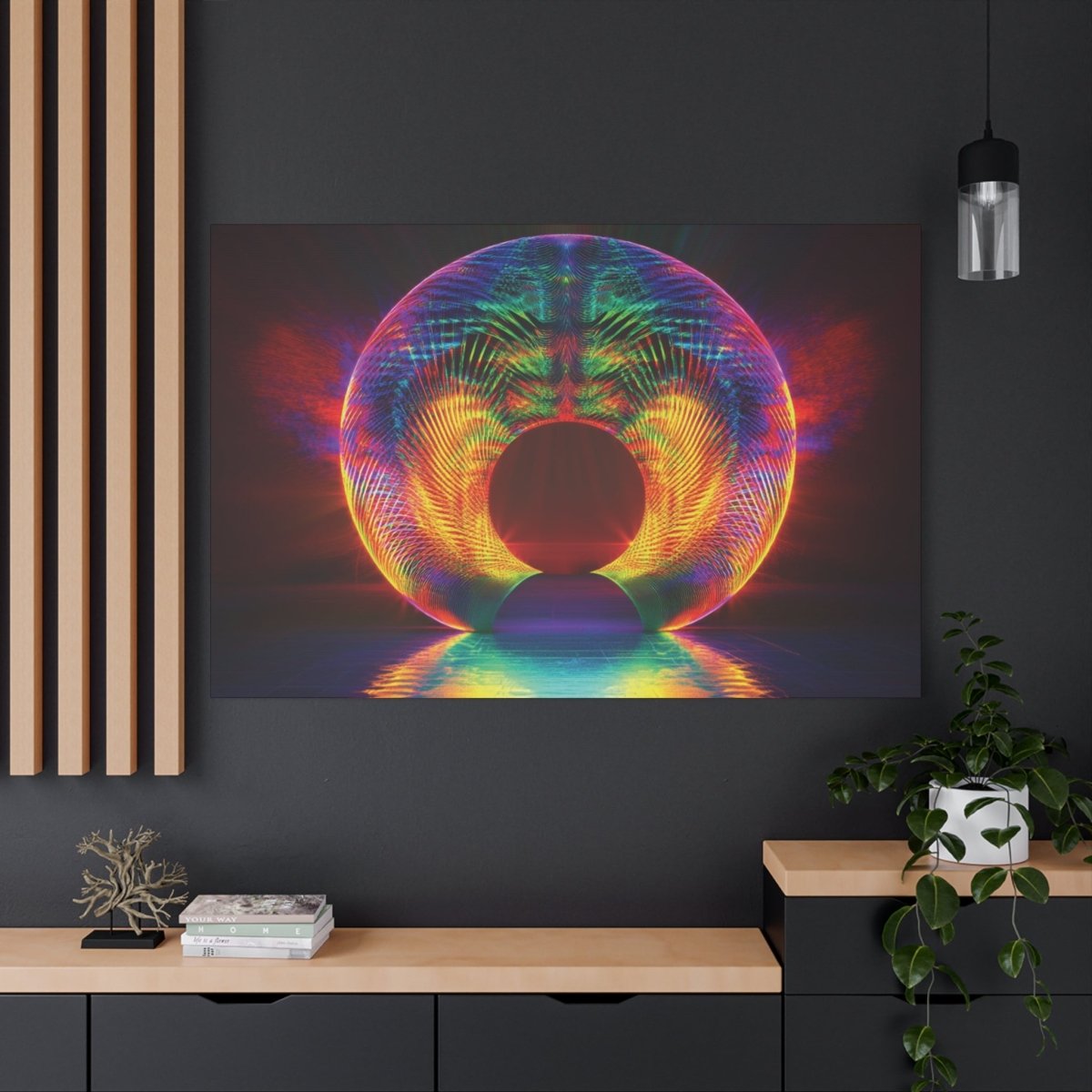 👉Nébuleuse Vibrante : magnifique cadre💎effet fascinant💎 garanti - Art Cocoon